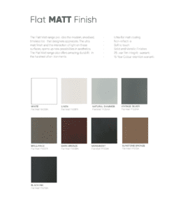 AliClad colours and finishes