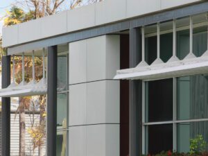 2 Reg Savory Place - Aero louvre soffits - ACMF