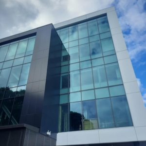 Greenlane offices - ACMF cladding and flashings.