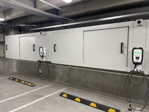 Carpark storage lockers