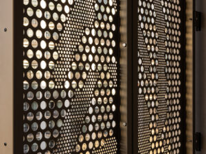 Privacy screens with ACMF