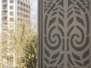 Privacy screens with ACMF