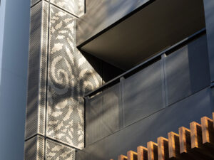 Privacy screens with ACMF