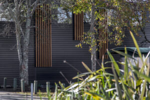 Barfoot and Thompson facade and cladding installation with aliclad, fire rated doors and windows, screens.