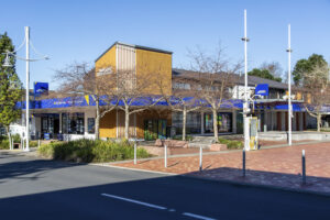 Barfoot and Thompson facade and cladding installation with aliclad, fire rated doors and windows, screens.