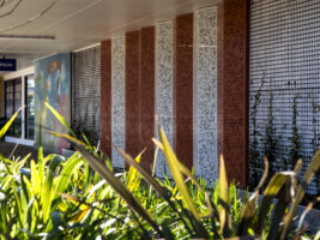 Barfoot and Thompson facade and cladding installation with aliclad, fire rated doors and windows, screens.