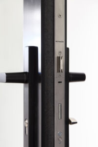 Barfoot and Thompson facade and cladding installation with aliclad, fire rated doors and windows, screens.