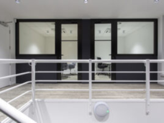 Barfoot and Thompson facade and cladding installation with aliclad, fire rated doors and windows, screens.