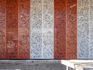 Barfoot and Thompson facade and cladding installation with aliclad, fire rated doors and windows, screens.