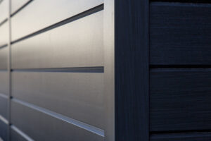 Barfoot and Thompson facade and cladding installation with aliclad, fire rated doors and windows, screens.